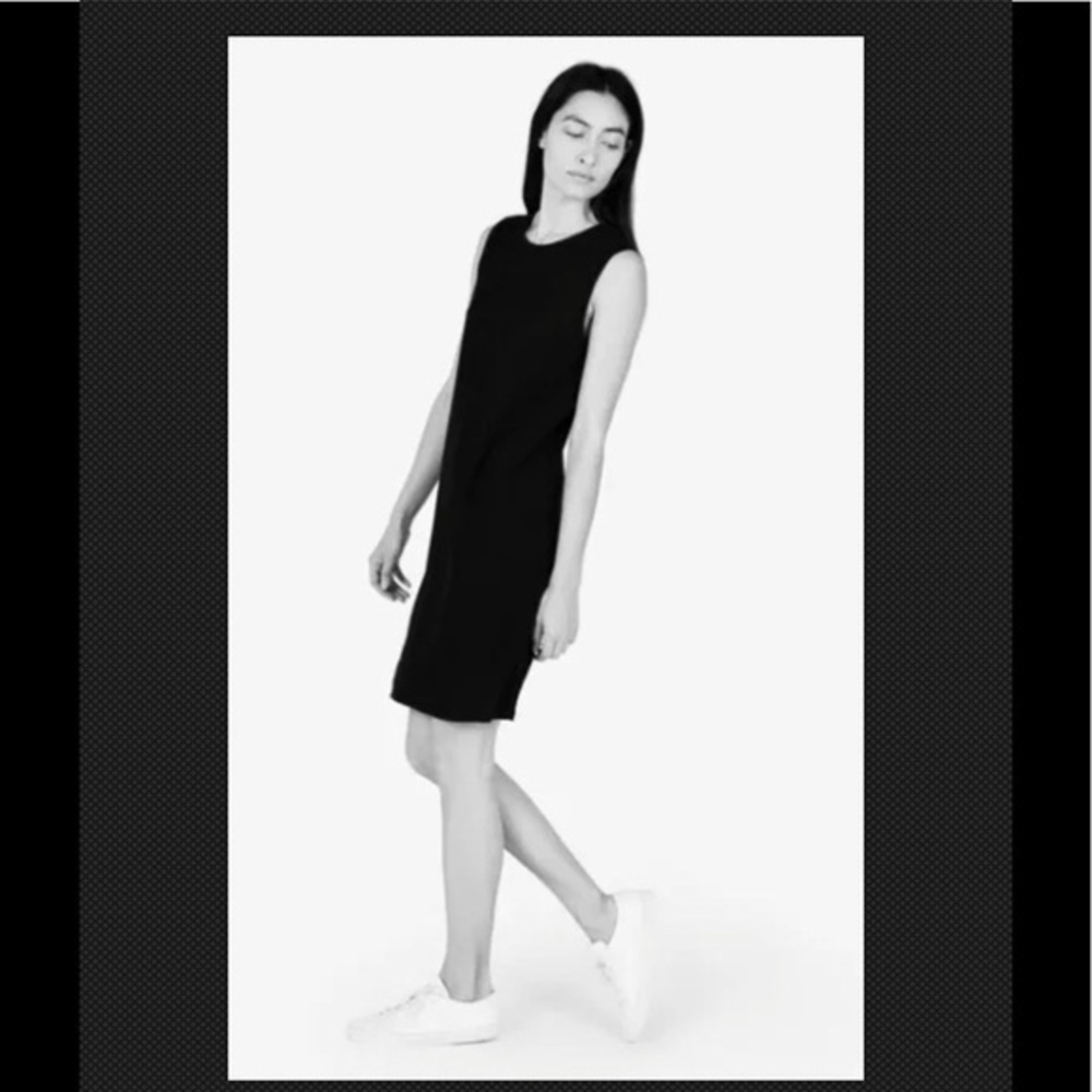 NWOT Everlane The Lux Muscle Dress Black S…